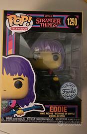 FUNKO POP Stranger Things Eddie UVBlak Light Glows