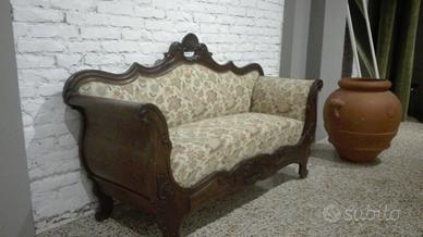 DIVANO ANTICO MOD. BARCHETTA FINE 1800