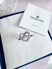 Anello cuore originale Swarovski nuovo
