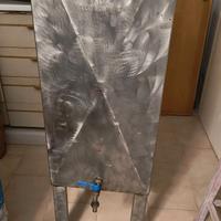 TINO INOX 100 LITRI CON PIEDISTALLO