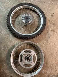 coppia di cerchi Honda cr 85