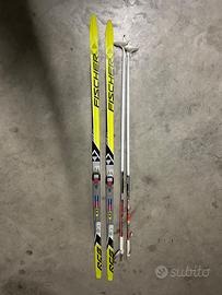 Sci Fischer con bastoncini