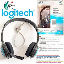 Cuffie Logitech H600 Wireless Headset, con scatola
