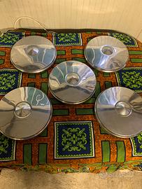 5 borchie cerchi ruota  opel kadet b