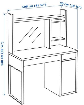 SCRIVANIA USATA mod. Micke-IKEA
