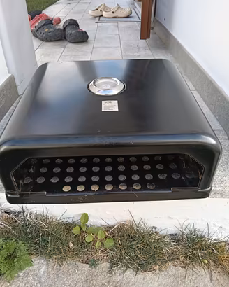 Forno Grill Meister pizza da bbq  con termometro
