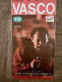 Biglietto concerto Vasco Rossi 1991