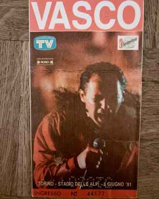 Biglietto concerto Vasco Rossi 1991