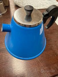 Bollitore acqua e tesi vintage metallo smaltato