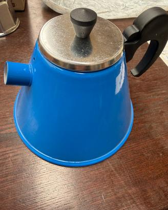 Bollitore acqua e tesi vintage metallo smaltato