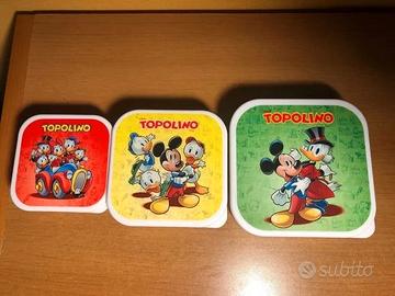 Set n.3 porta snack Topolino (nuovo )