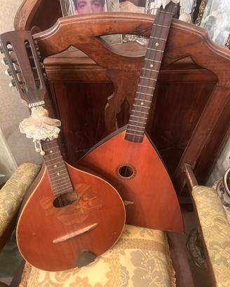 Mandolino Napoletano e Balalaika russa vintage