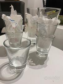Bicchierini da caffè in vetro