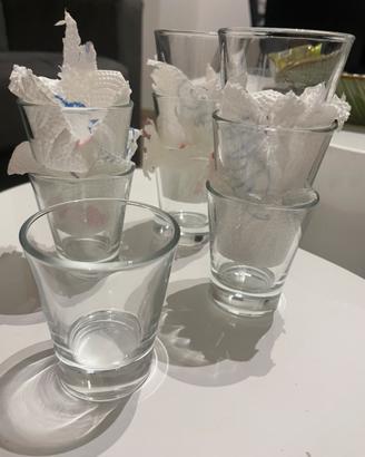 Bicchierini da caffè in vetro