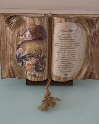 Libro Decorativo Love Book Poesia della Mamma