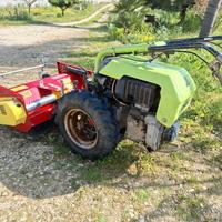Motocoltivatore Grillo G131 + Trincia Zanon TSM900