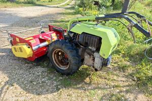 Motocoltivatore Grillo G131 + Trincia Zanon TSM900