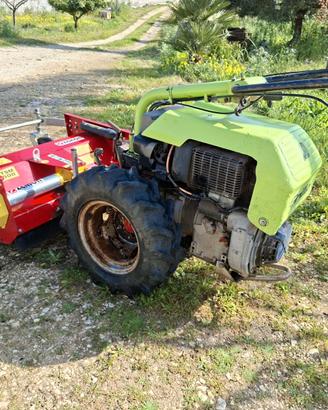 Motocoltivatore Grillo G131 + Trincia Zanon TSM900