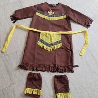 costume di carnevale indiana per ragazza 10-12 ann