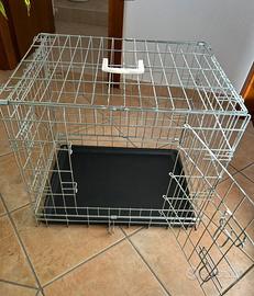 Trasportino per animali in acciaio