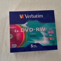 Verbatim DVD-RW Colour (5 pz)