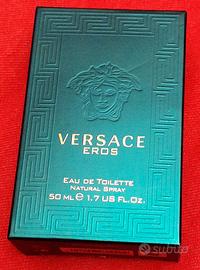 Versace Eros Edt Profumo Uomo Spray 50 ml