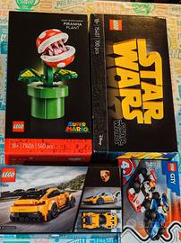 4 set lego, già montati