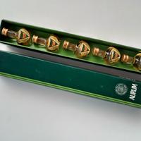 Cofanetto con 5 mignon di liquore Aurum