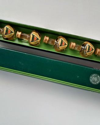 Cofanetto con 5 mignon di liquore Aurum