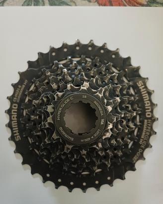 cassetta shimano + corpetto ruota libera