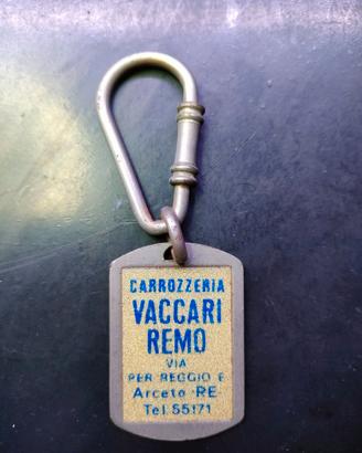 Portachiavi pubblicitario Carrozzeria Vaccari Remo
