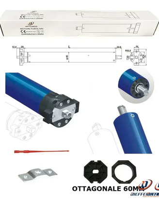 Automazione Motore Per Tapparella Tapparelle 80 Kg