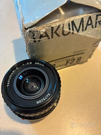 Takumar-A 28mm f/2.8 Pentax con scatola