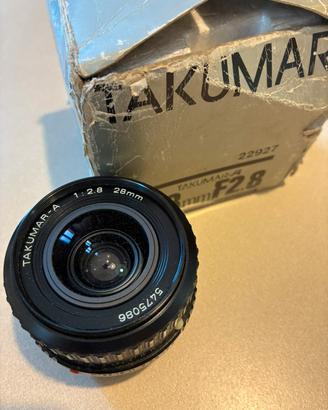 Takumar-A 28mm f/2.8 Pentax con scatola