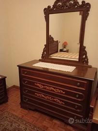 stanza da letto marrone 