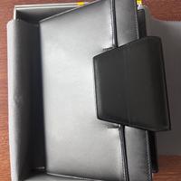 Porta agenda  NAVA in pelle nero