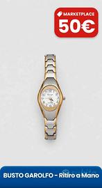 orologio donna bicolore 