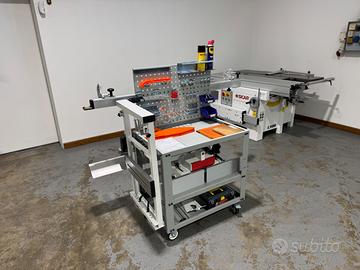 Carrello per combinata per legno