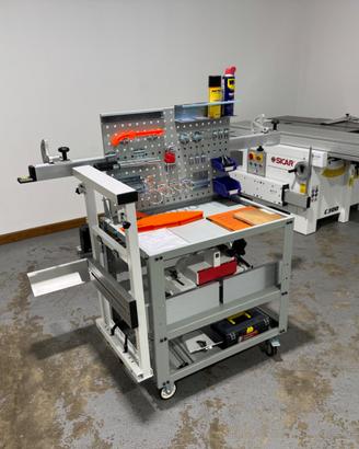 Carrello per combinata per legno