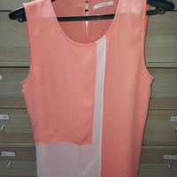 Maglia Canottiera Arancione Estiva Taglia  M-(38-4