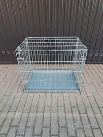 Kennel Gabbia Trasportino in Metallo per Cani