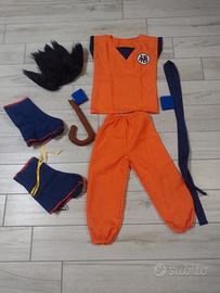 travestito bambino Goku Dragon ball 