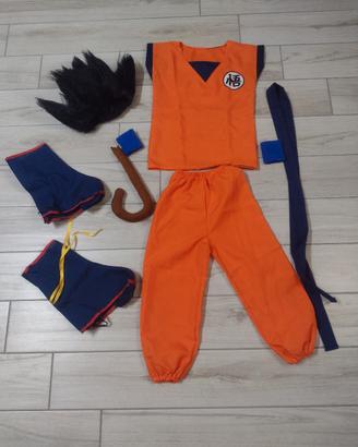 travestito bambino Goku Dragon ball 