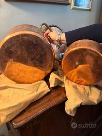 Batteria di Pentole in Rame Puro Agnelli