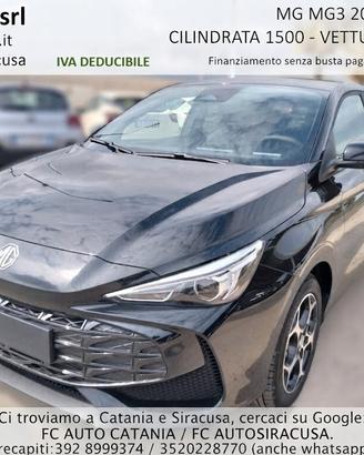 Mg MG3 1.5 Hybrid+ Luxury 7 ANNI GARANZIA CASA MAD