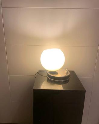Lampada da tavolo metallo cromato anni 50