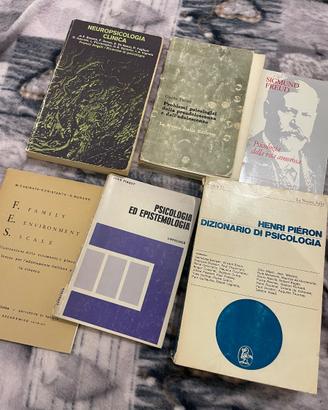 Set sei libri di psicologia