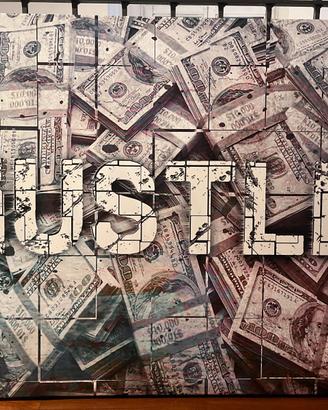 Quadro canvas HUSTLE 120x90 cm - VivaCanvas