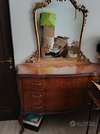 Belissimo mobile con specchiera in legno