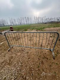 Transenna mobile in ferro zincato